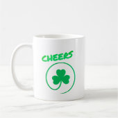Cheers Shamrock Clover Ireland St Patrick's Koffiemok (Links)