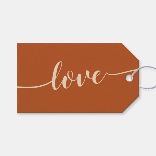 Cheers Simple love script Cadeaulabel (Voorkant (Horizontaal))