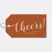 Cheers Simple love script Cadeaulabel (Achterkant Horizontaal)