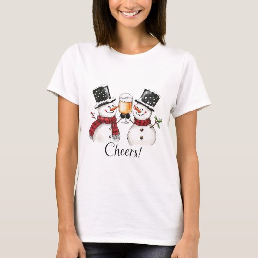 Cheers-Snowman T-shirt (Voorkant)