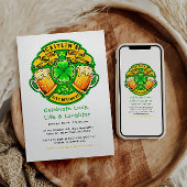 Cheers St Patricks Day Shamrock 21e verjaardag Kaart