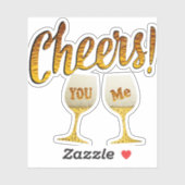 Cheers Sticker (Vel)