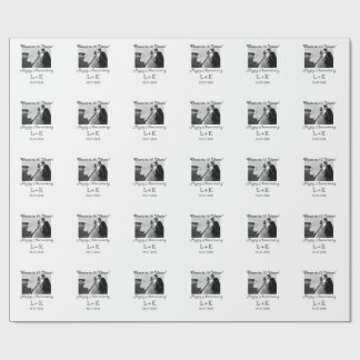 Cheers to 10 Years happy anniversary add photo dat Cadeaupapier