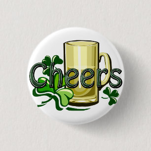 Cheers to 2009 Irish Celebration Ronde Button 3,2 Cm