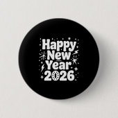 Cheers To 2026 Happy New Year Party  Ronde Button 5,7 Cm (Voorkant)