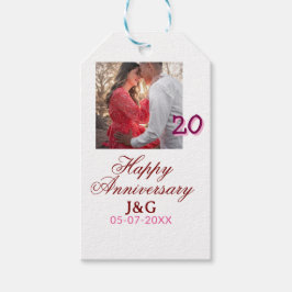 Cheers to 20 Years happy anniversary add photo dat Cadeaulabel