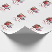 Cheers to 20 Years happy anniversary add photo dat Cadeaupapier (Hoek)