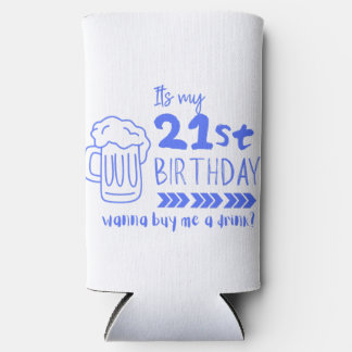 Cheers to 21! Time to Finally Drink Legally Seltzer Blikjeskoeler