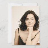 Cheers to 30th Birthday Photo Invitation Kaart (Achterkant)