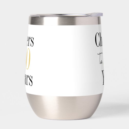 Cheers to 40 years Minimal Gold Birthday (Links)