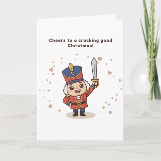 Cheers to a Cracking Good Christmas Cute Puchi Kaart (Voorkant)