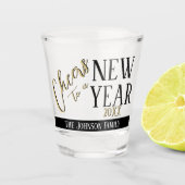 Cheers To A New Year - Customize (Any Event) Shot Glas (Voorkant)