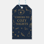 Cheers to Cozy Gift Tag Cadeaulabel (Achterkant)