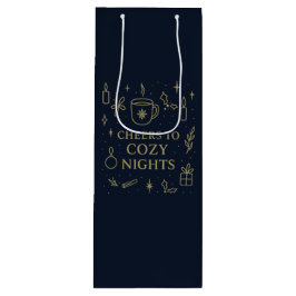 Cheers to Cozy Nights Gift Bag Wijn Cadeautas