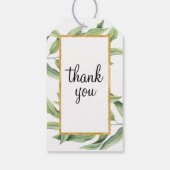 Cheers to Love Chic Champagne Weddenschap Bedankt Cadeaulabel (Achterkant)