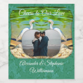 Cheers to Love Crane 0335 Wijn Etiket (Enkel label)