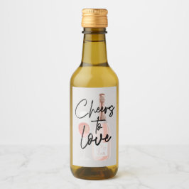 Cheers to Love Custom Vrijgezellenfeest Favor Wine Wijn Etiket