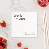 Cheers to Love en Laughter, Drink in Love Wedding Servet (Insitu)
