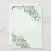 Cheers to Love Greenery Beer Bridal Shower Kaart (Achterkant)