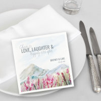 Cheers to Love Mountain Wedding Waterverf