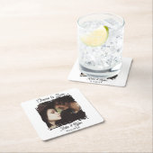 Cheers to Love | Photo Template Wedding Kartonnen Onderzetters (Insitu)