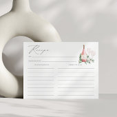 Cheers to Love Roos Vrijgezellenfeest Recipe Kaart