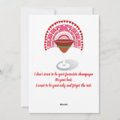 Cheers to Love Valentijn Hearts Cocktail Rainbow Feestdagenkaart (Achterkant)