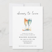 Cheers to Love Vrijgezellenfeest Kaart (Voorkant)