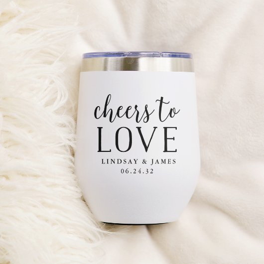 Cheers to Love Wedding Favor