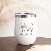 Cheers to Love Wedding Favor