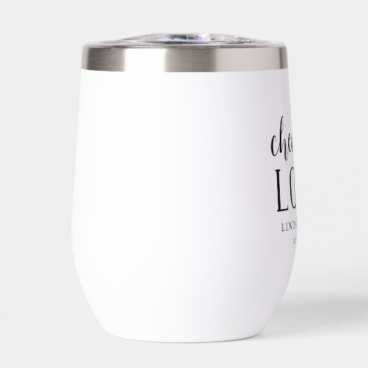 Cheers to Love Wedding Favor (Voorkant)