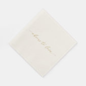 Cheers to Love Wedding Napkin Servet (Hoek)