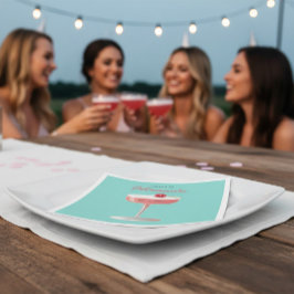 Cheers to [Name] Personalized Party Napkins Servet