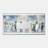 “Cheers to New Adventures – New Year Party Greetin Bureaumat (Keyboard & Muis)