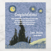 Cheers to New Heights: Custom Wine Labels for Cele Wijn Etiket (Enkel label)