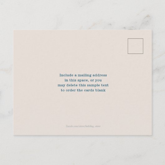 Cheers to New Year Holiday Beach Drink Briefkaart (Achterkant)