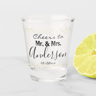 Cheers to Personalized Name Shot Glas