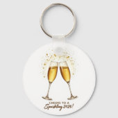 Cheers to Sparkling 2026 Keychain (Voorkant)