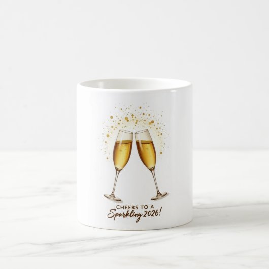 Cheers to Sparkling 2026 Mug Koffiemok (Center)