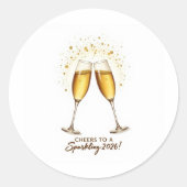 Cheers to Sparkling 2026 Sticker (Voorkant)