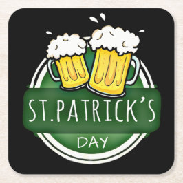 Cheers to St Patrick's Day Kartonnen Onderzetters