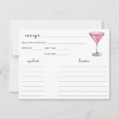 Cheers to the Bride - bridal shower recipe (Voorkant)
