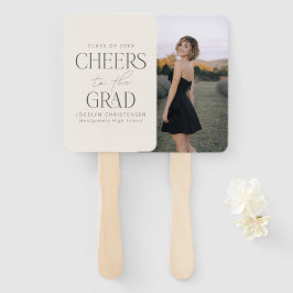 Cheers to the Grad Personalized Photo Graduation Handwaaier