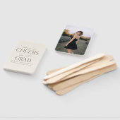 Cheers to the Grad Personalized Photo Graduation Handwaaier (Niet-gemonteerd)