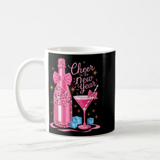 Cheers To The New Year 2026 Champagne New Years Ev Koffiemok (Links)