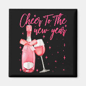 Cheers To The New Year 2026 Champagne New Years Ev Magneet (Voorkant)