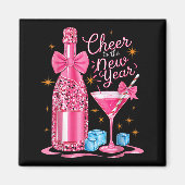 Cheers To The New Year 2026 Champagne New Years Ev Magneet (Voorkant)