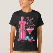 Cheers To The New Year 2026 Champagne New Years Ev T-shirt (Voorkant)