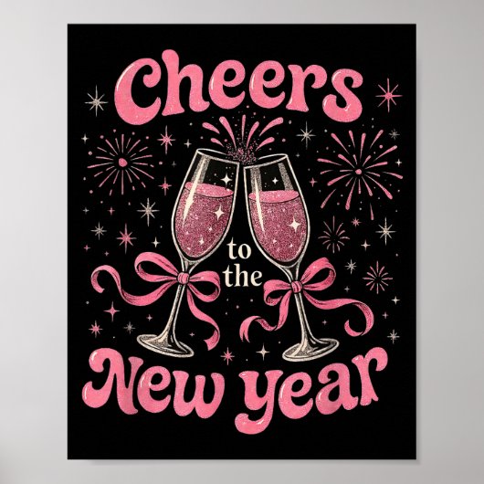 Cheers To The New Year 2026 Nk Celebration Gift  Poster (Voorkant)