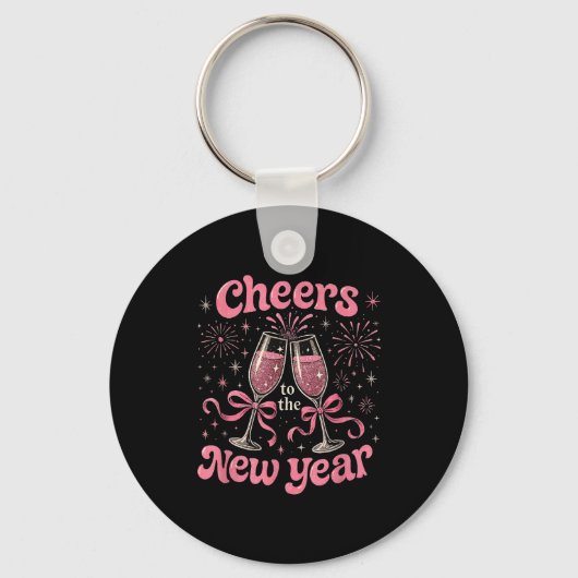Cheers To The New Year 2026 Nk Celebration Gift  Sleutelhanger (Voorkant)
